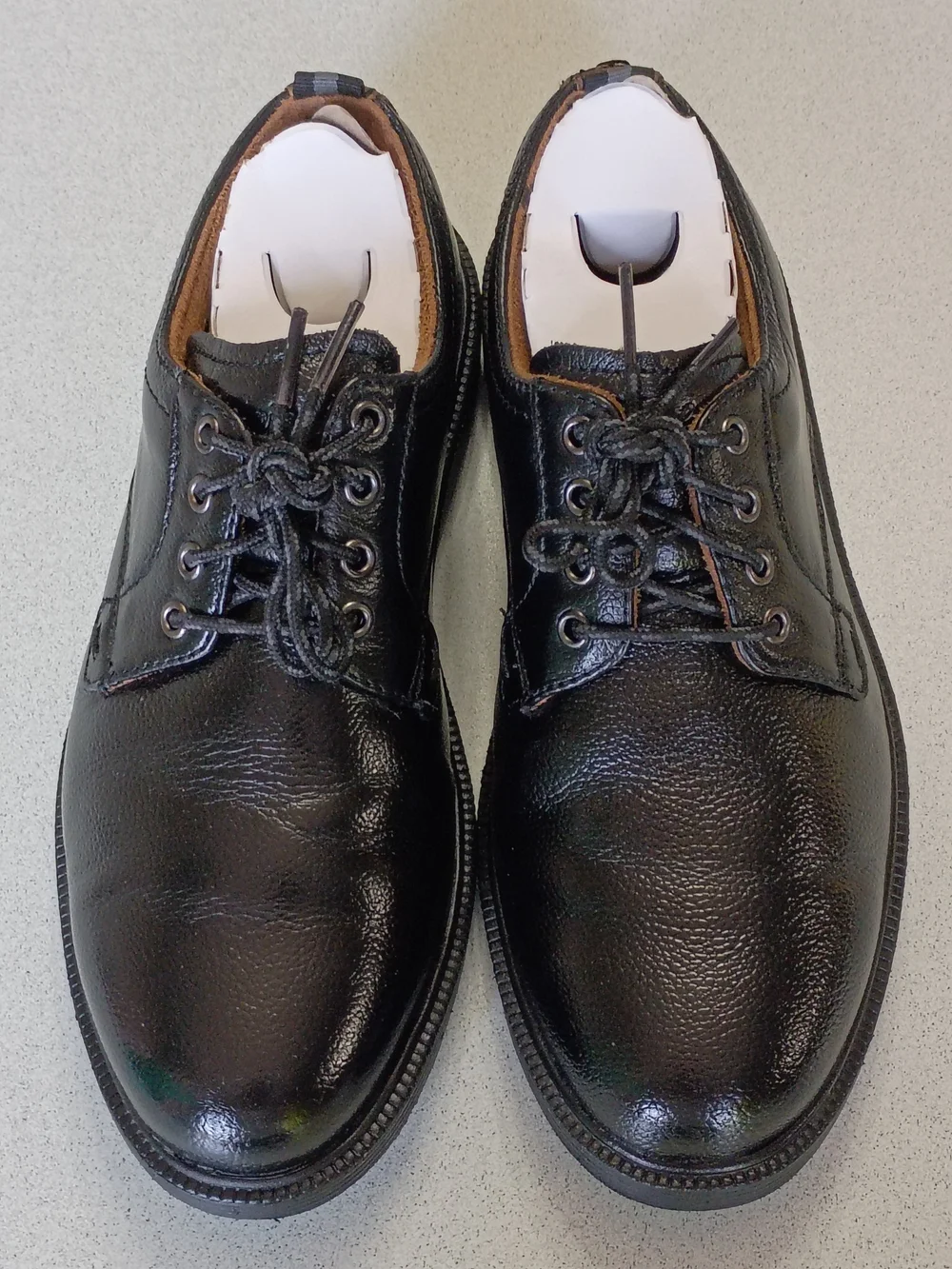 Boys 3.5 Florsheim Black Oxford Dress Shoes Leather Formal Church School Uniform